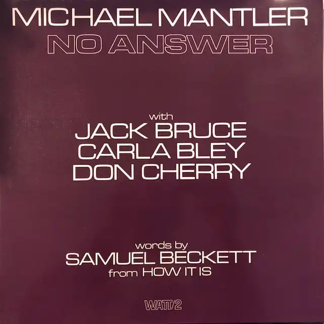 MICHAEL MANTLER / NO ANSWERΥʥ쥳ɥ㥱å ()