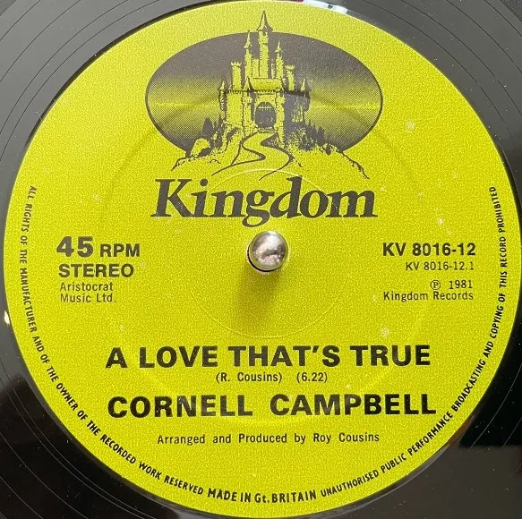 CORNELL CAMPBELL  SCIENTIST / A LOVE THAT'S TRUE  KINGDOM DUBΥʥ쥳ɥ㥱å ()