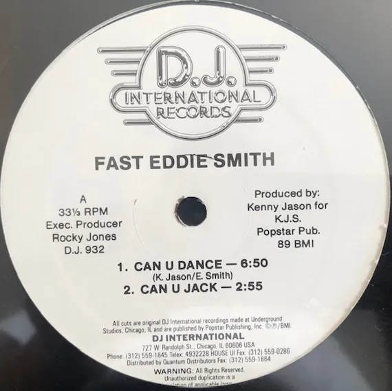 FAST EDDIE SMITH / CAN U DANCEΥʥ쥳ɥ㥱å ()