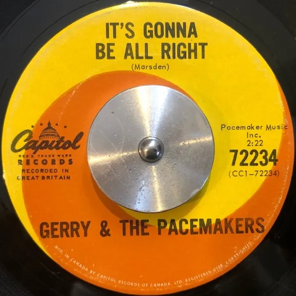 GERRY & THE PACEMAKERS / IT'S GONNA BE ALRIGHTΥʥ쥳ɥ㥱å ()