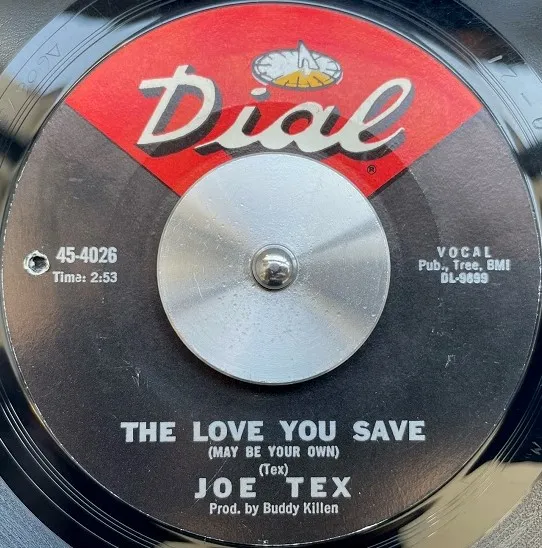 JOE TEX / LOVE YOU SAVE (MAY BE YOUR OWN)Υʥ쥳ɥ㥱å ()