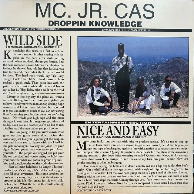 MC. JR. CAS / WILD SIDE  NICE AND EASYΥʥ쥳ɥ㥱å ()