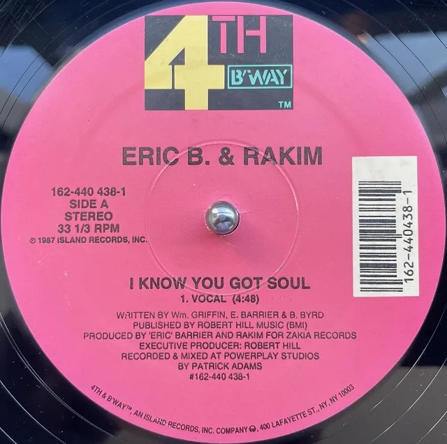 ERIC B & RAKIM / I KNOW YOU GOT SOUL (REISSUE)Υʥ쥳ɥ㥱å ()