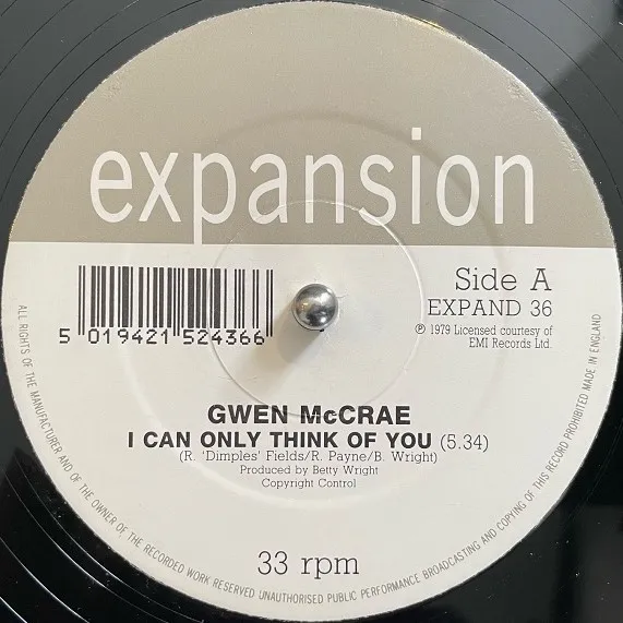 GWEN MCCRAE / I CAN ONLY THINK OF YOU  ALL THIS LOVE THAT I'M GIVIN'  90% OF ME IS YOUΥʥ쥳ɥ㥱å ()