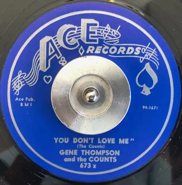 GENE THOMPSON AND THE COUNTS / YOU DON'T LOVE ME  WONT YOU LET ME KNOWΥʥ쥳ɥ㥱å ()
