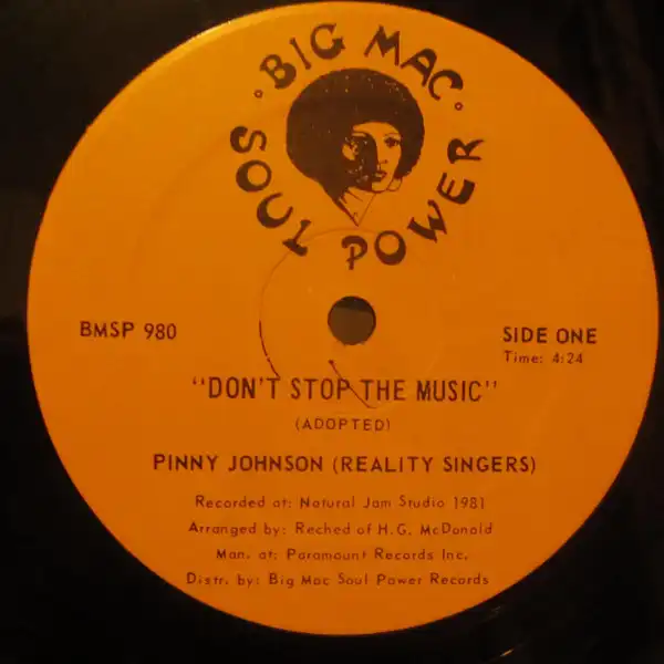 PINNY JOHNSON ‎/ DON'T STOP THE MUSIC Υʥ쥳ɥ㥱å ()