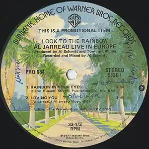 AL JARREAU / LOOK TO THE RAINBOW (PROMO EP)Υʥ쥳ɥ㥱å ()