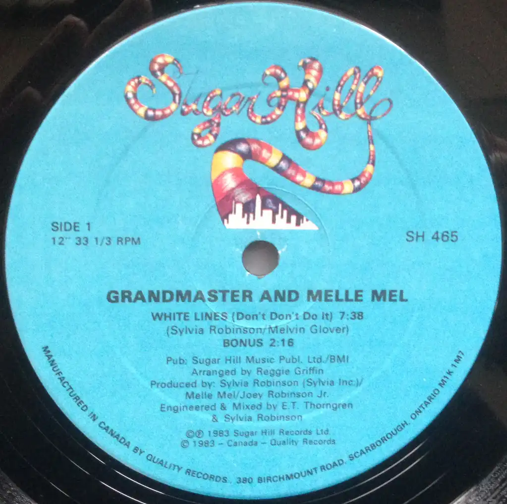 GRANDMASTER & MELLE MEL / WHITE LINESΥʥ쥳ɥ㥱å ()