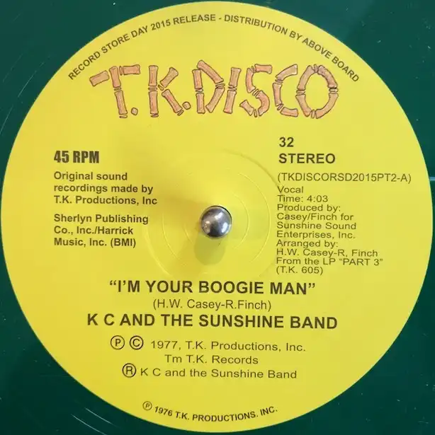 KC AND THE SUNSHINE BAND / I'M YOUR BOOGIE MANΥʥ쥳ɥ㥱å ()