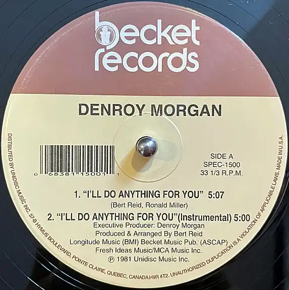 DENROY MORGAN / I'LL DO ANYTHING FOR YOUΥʥ쥳ɥ㥱å ()