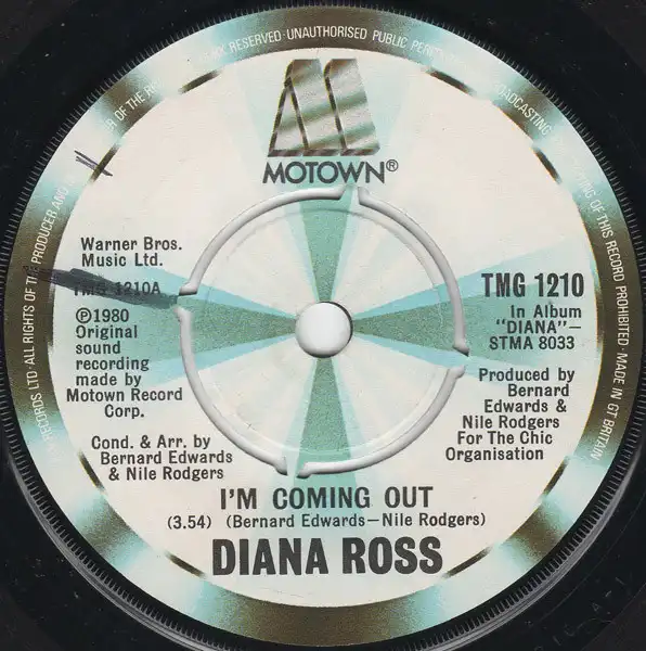 DIANA ROSS / I'M COMING OUTΥʥ쥳ɥ㥱å ()