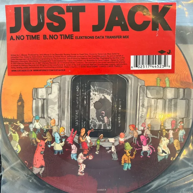 JUST JACK / NO TIMEのアナログレコードジャケット (準備中)