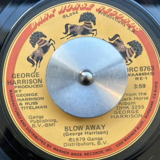 GEORGE HARRISON / BLOW AWAYのアナログレコードジャケット (準備中)
