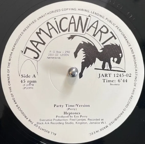 HEPTONES / PARTY TIME (REISSUE)のアナログレコードジャケット (準備中)