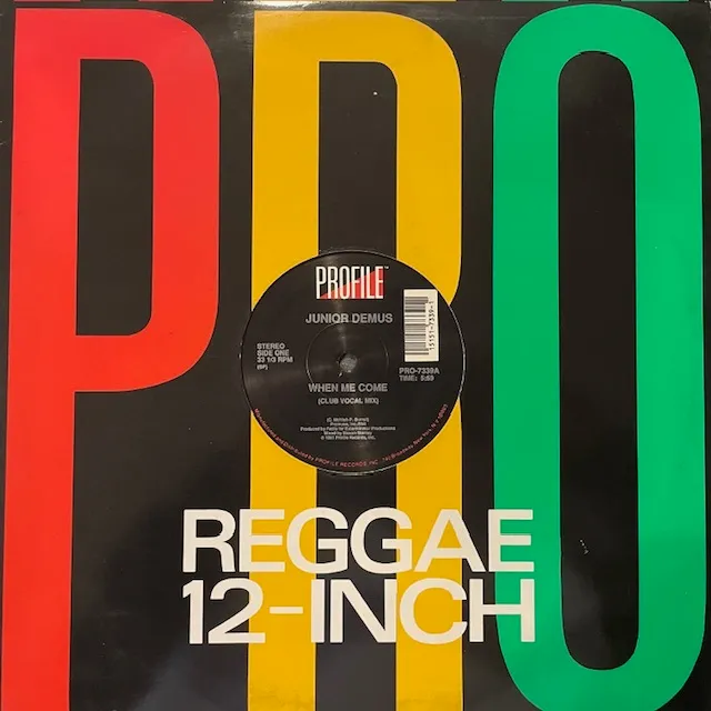 JUNIOR DEMUS / WHEN ME COMEのアナログレコードジャケット (準備中)