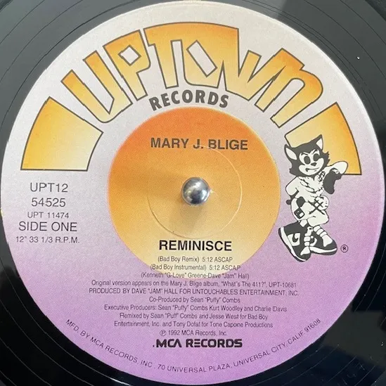 MARY J. BLIGE / REMINISCE (REISSUE)のアナログレコードジャケット (準備中)