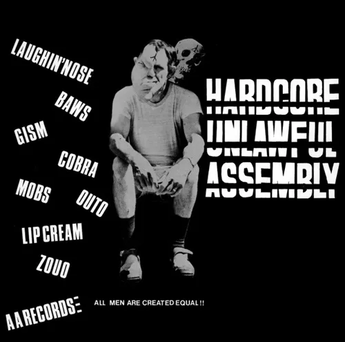 VARIOUS (LAUGHIN' NOSE、COBRA) / HARDCORE UNLAWFUL ASSEMBLY (2024 REISSUE)のアナログレコードジャケット (準備中)