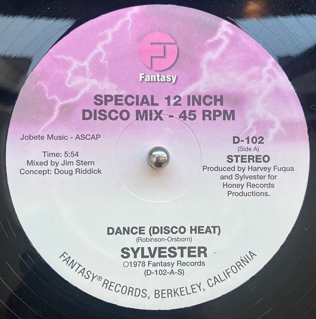 SYLVESTER / DANCE (DISCO HEAT)のアナログレコードジャケット (準備中)