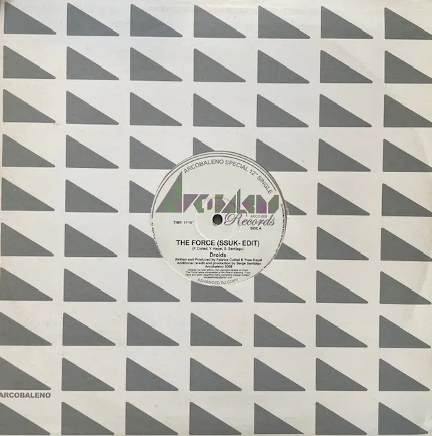 DROIDS / FORCE (SSUK-EDIT)のアナログレコードジャケット (準備中)