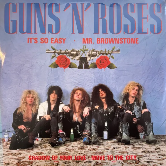 GUNS N' ROSES / IT'S SO EASY / MR. BROWNSTONEのアナログレコードジャケット (準備中)