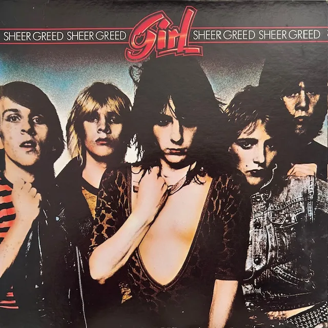 GIRL / SHEER GREEDのアナログレコードジャケット (準備中)