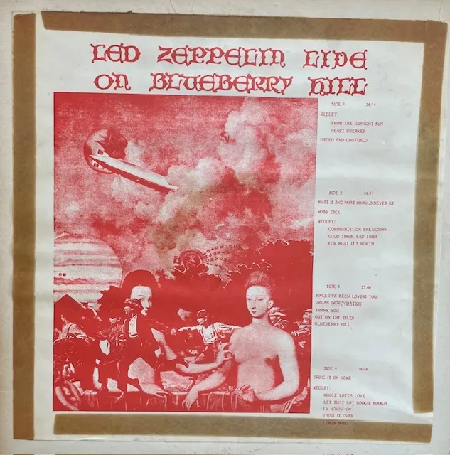 LED ZEPPELIN / LIVE ON BLUEBERRY HILL (BLUE LABELS)のアナログレコードジャケット (準備中)