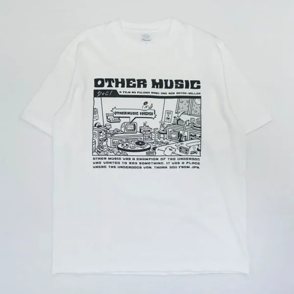 アザー・ミュージック OTHER MUSIC BLU-RAY発売記念Tシャツ(ホワイト)のアナログレコードジャケット (準備中)