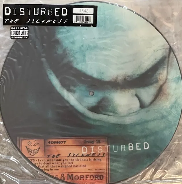 DISTURBED / SICKNESS (LIMITED PICTURE DISC)のアナログレコードジャケット (準備中)