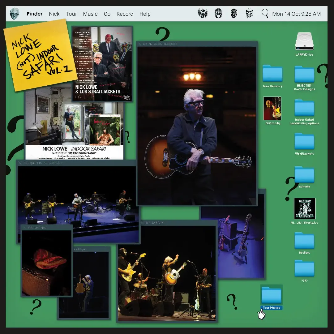 NICK LOWE / (NOT) INDOOR SAFARI VOL.1のアナログレコードジャケット (準備中)