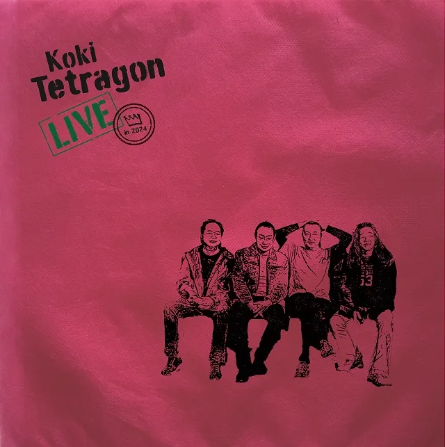 KOKI TETRAGON / LIVE IN 2024のアナログレコードジャケット (準備中)