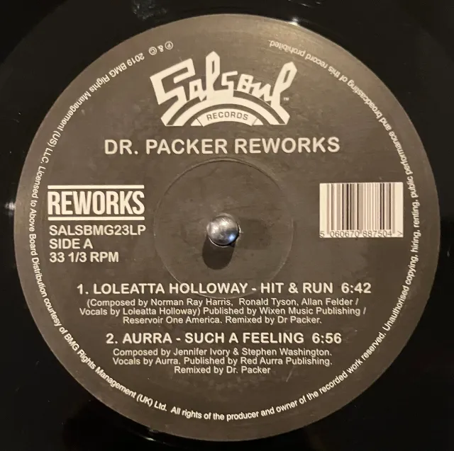 DR. PACKER / DR. PACKER REWORKSのアナログレコードジャケット (準備中)