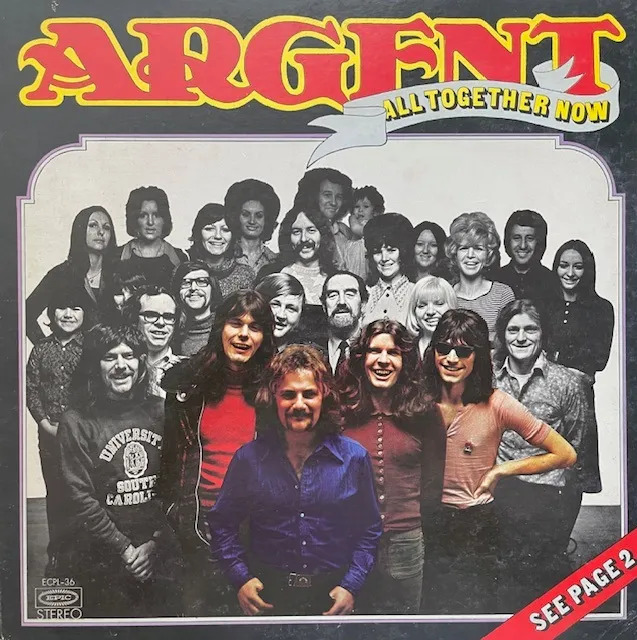 ARGENT / ALL TOGETHER NOW (JPN PROMO WHITE LABEL)のアナログレコードジャケット (準備中)