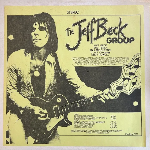 JEFF BECK GROUP / EUROPEAN TOURのアナログレコードジャケット (準備中)