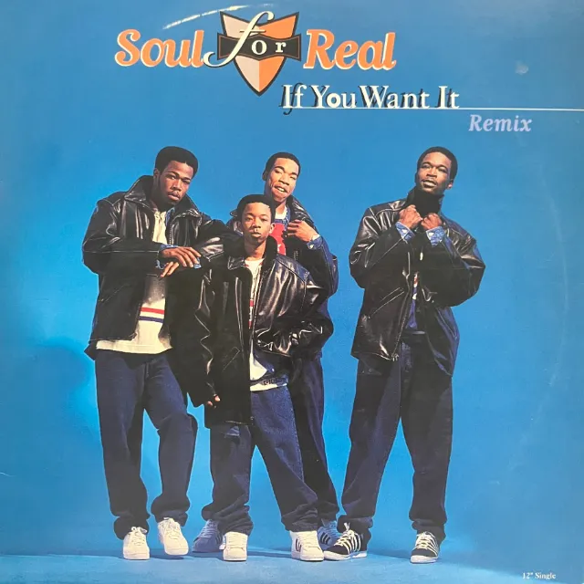 SOUL FOR REAL / IF YOU WANT IT (REMIX)のアナログレコードジャケット (準備中)