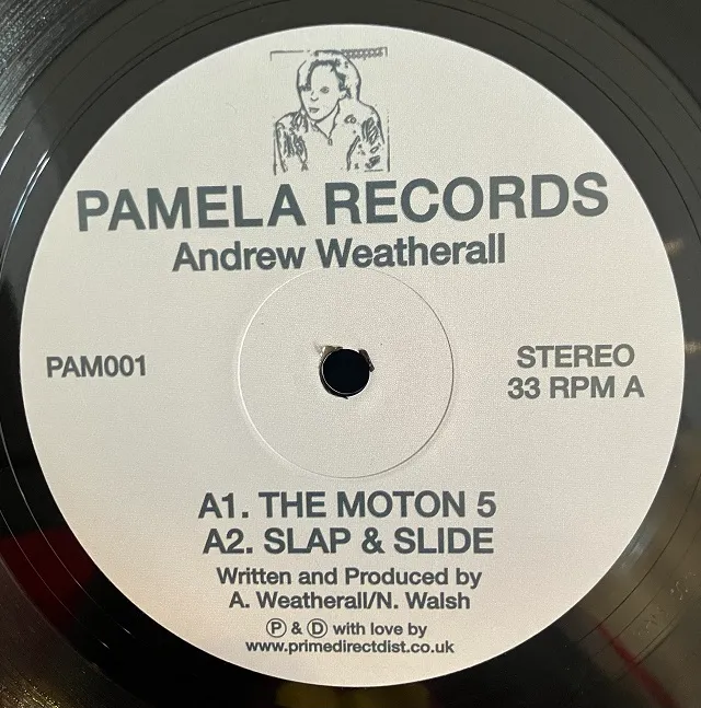 ANDREW WEATHERALL / PAMELA #1のアナログレコードジャケット (準備中)