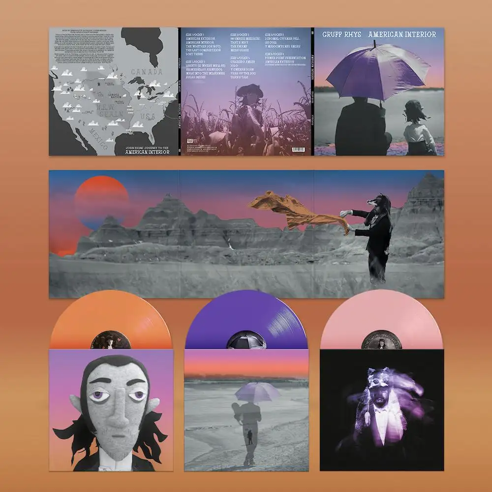 GRUFF RHYS / AMERICAN INTERIOR のアナログレコードジャケット (準備中)