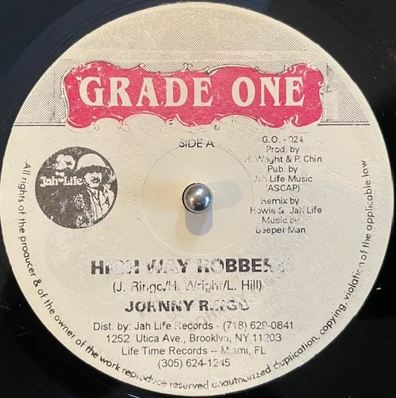 JOHNNY RINGO / LILLY MELODY / ROLAND ALPHONSO / HIGHWAY ROBBERY / ALL NIGHT LONG / TEAM SOUNDのアナログレコードジャケット (準備中)