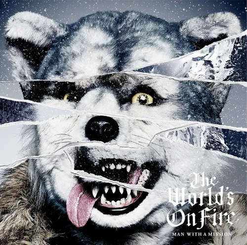 MAN WITH A MISSION / WORLD’S ON FIREのアナログレコードジャケット (準備中)