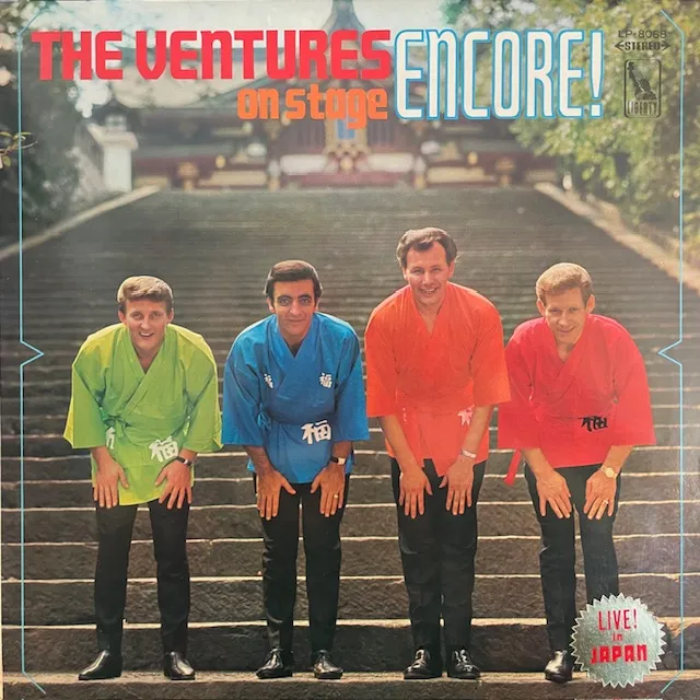 VENTURES / ON STAGE, ENCORE! (RED VINYL)のアナログレコードジャケット (準備中)