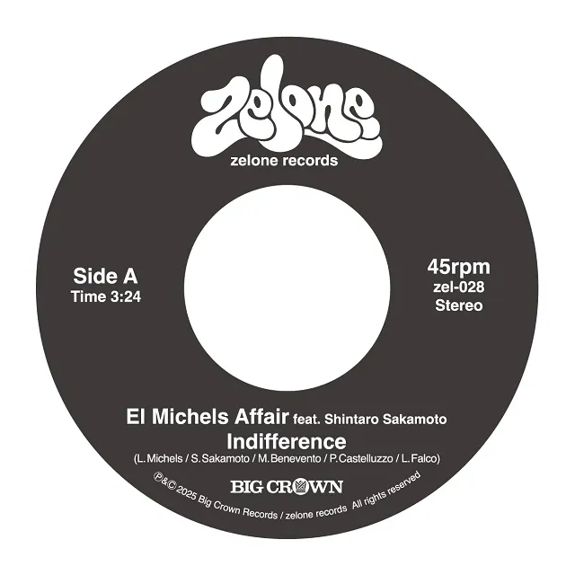 EL MICHELS AFFAIR FEAT. 坂本慎太郎 / INDIFFERENCE 
