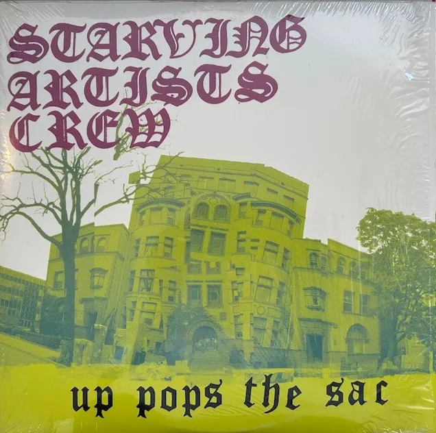 STARVING ARTISTS CREW / UP POPS THE SACのアナログレコードジャケット (準備中)