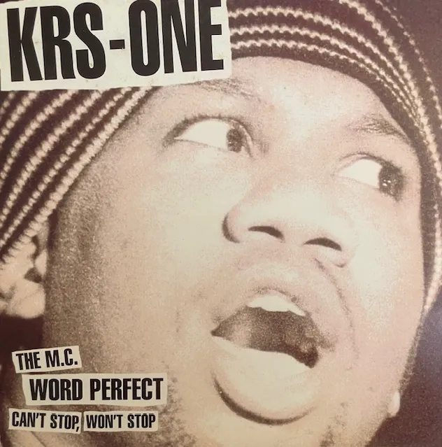KRS-ONE / CAN'T STOP, WON'T STOP (UK盤)のアナログレコードジャケット (準備中)