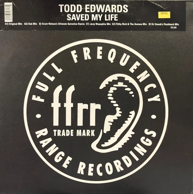 TODD EDWARDS / SAVED MY LIFEのアナログレコードジャケット (準備中)