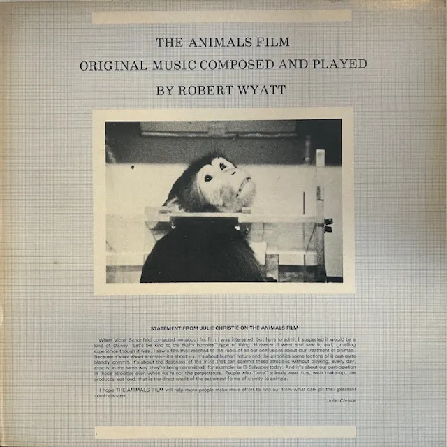 ROBERT WYATT / ANIMALS FILMのアナログレコードジャケット (準備中)