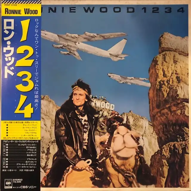 RONNIE WOOD / 1234のアナログレコードジャケット (準備中)