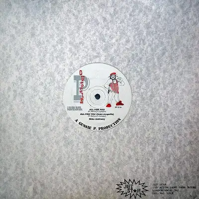 MIKE ANTHONY / ALL FOR YOUのアナログレコードジャケット (準備中)