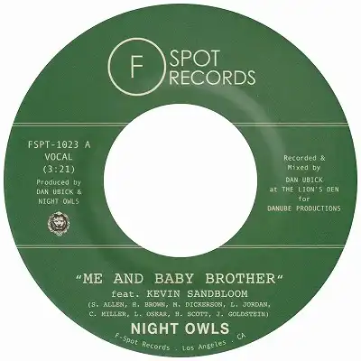 NIGHT OWLS / ME AND BABY BROTHER FEAT. KEVIN SANDBLOOMΥʥ쥳ɥ㥱å ()