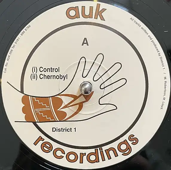 DISTRICT 1 / CONTROLのアナログレコードジャケット (準備中)