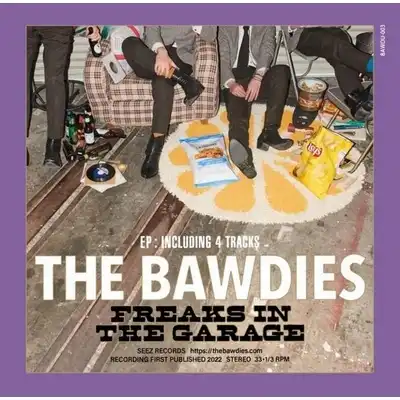 BAWDIES / FREAKS IN THE GARAGE – EPのアナログレコードジャケット (準備中)