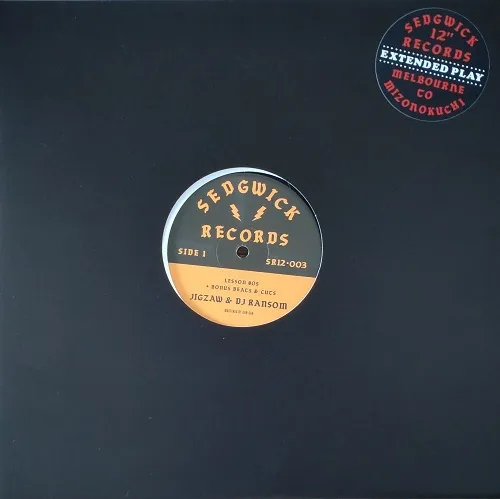JIGZAW & DJ RANSOM / LESSON 80Sのアナログレコードジャケット (準備中)
